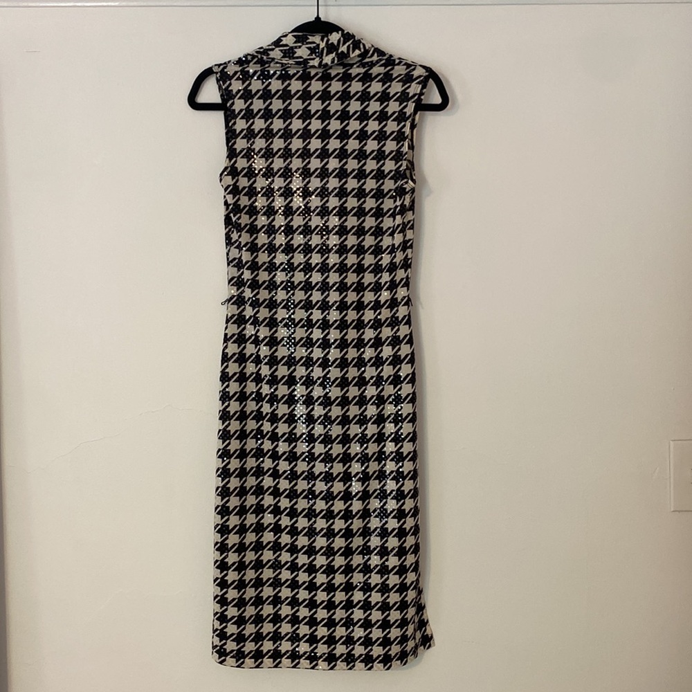 Amazing Le Chateau 90s Y2K vintage houndstooth dress